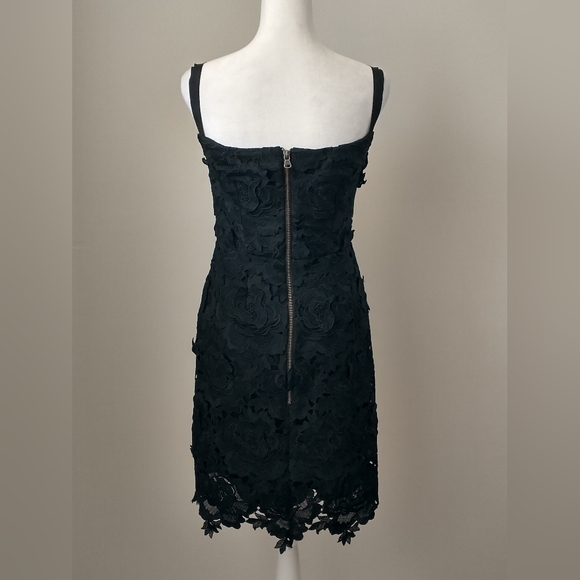 NWT Nanette Lepore black lace secret garden dress 0 - Picture 5 of 11